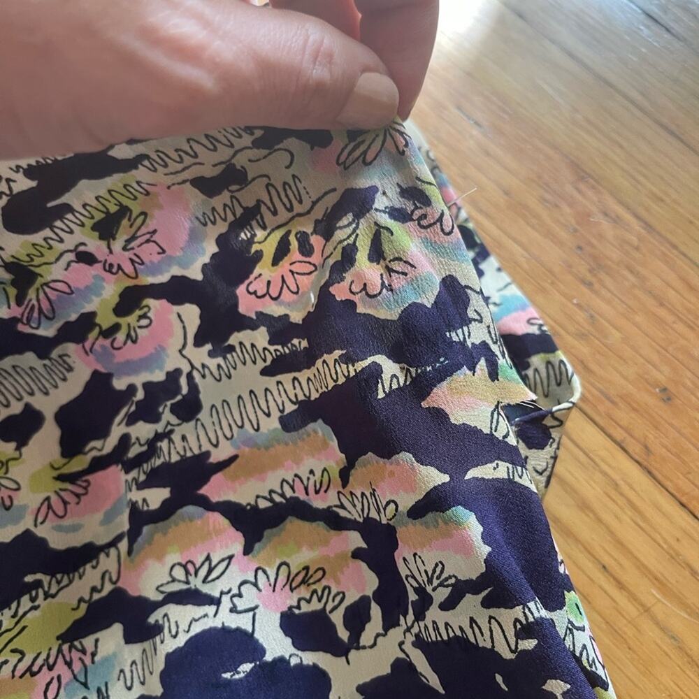 40s Vintage Novelty Print Peplum Dress - Picture 5 of 13